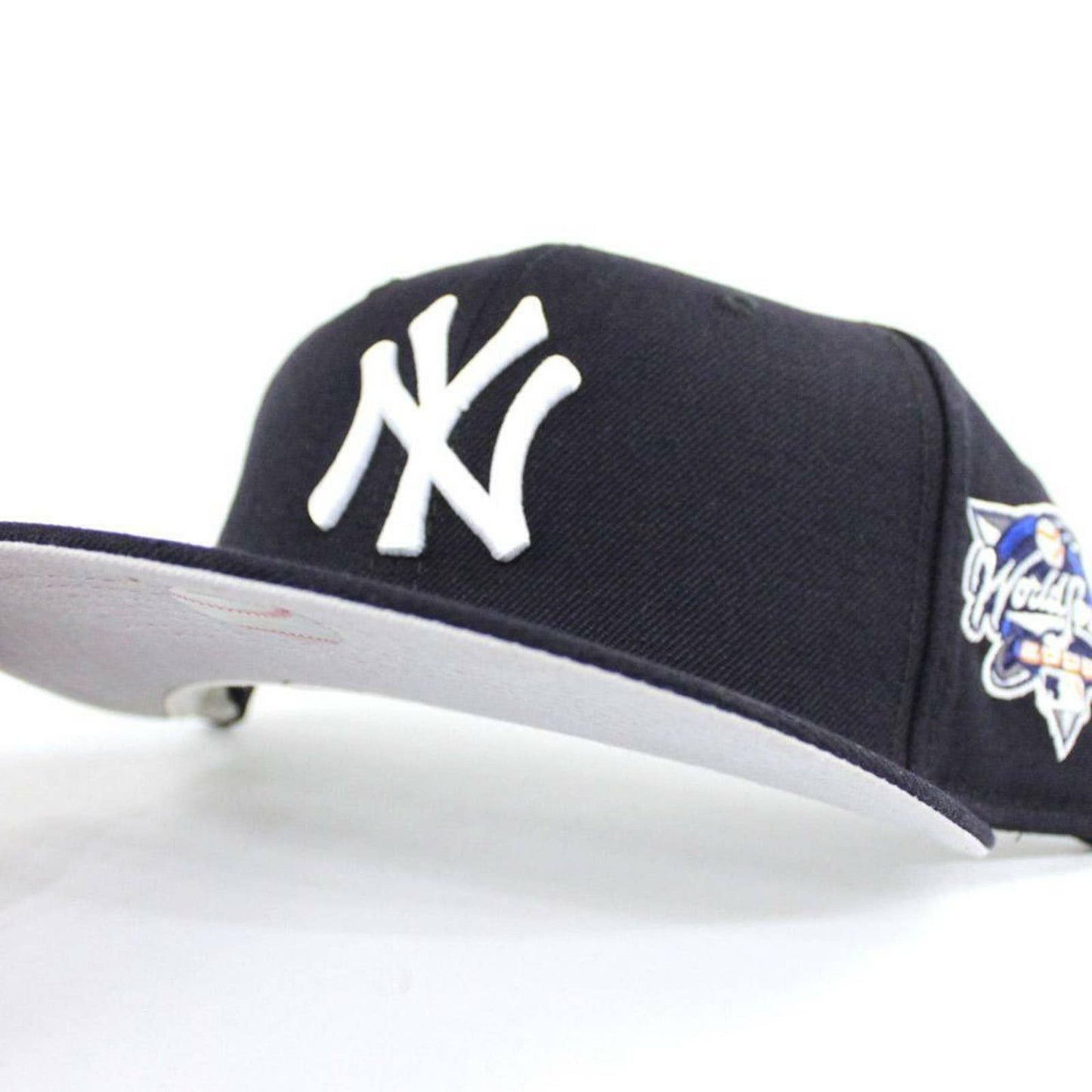 New Era MLB New York Yankees Navy 5950 Fitted Hat 2000 World Series Patch Cap OG
