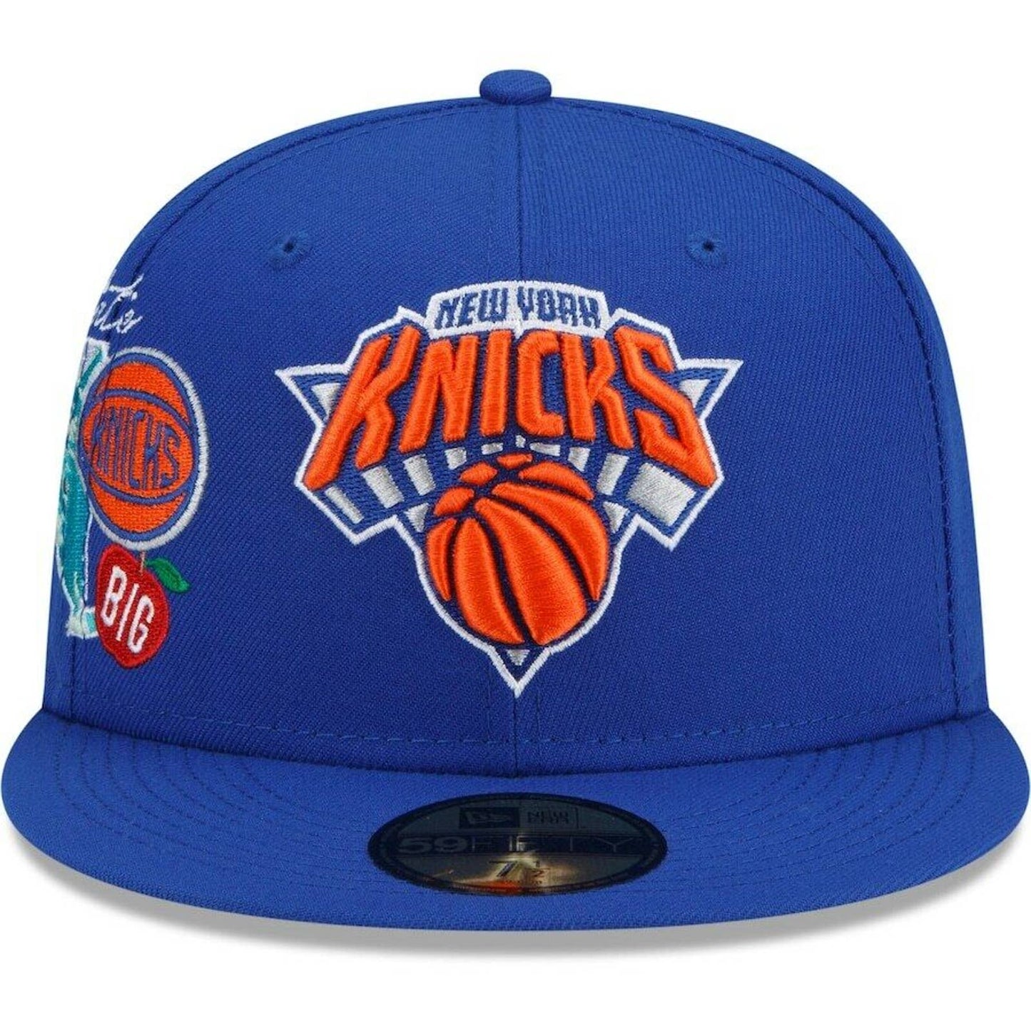 New Era New York Knicks 59FIFTY Fitted Hat 5950 CITY CLUSTER BLUE PATCHES NEW
