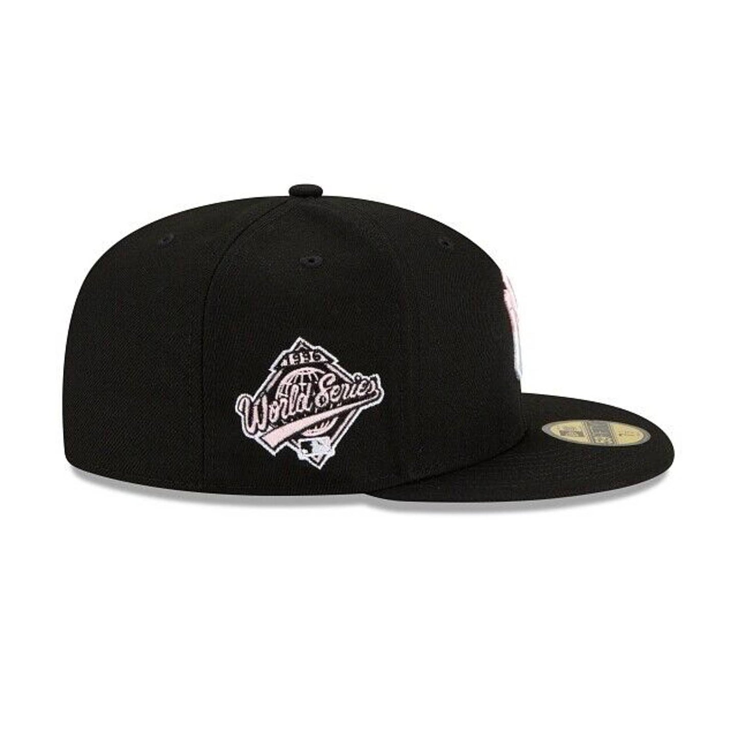 New Era New York Yankees Pink Drip 59FIFTY Fitted Hat 5950 Pink 1996 Patch