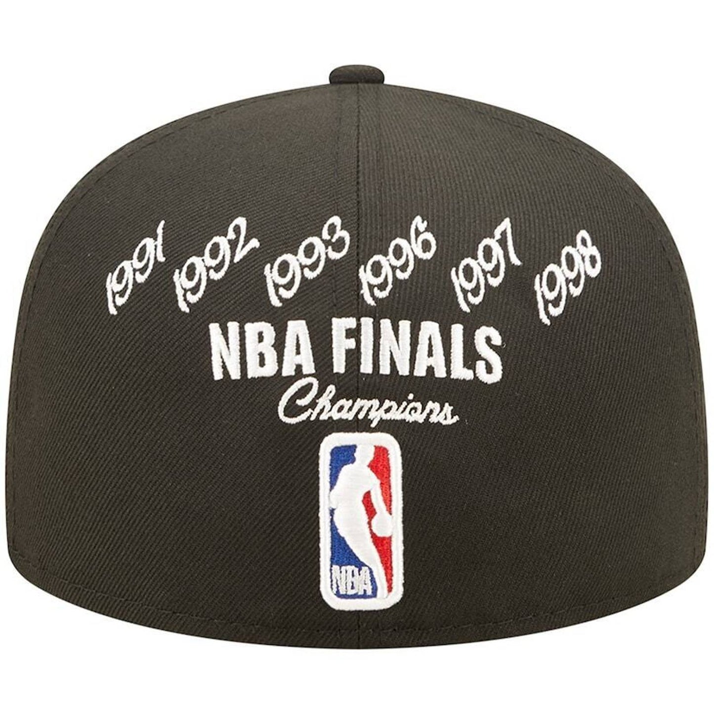 CHICAGO BULLS BLACK CROWN CHAMPS Era 59Fifty Fitted MENS 6X NEW ALL SIZES OG