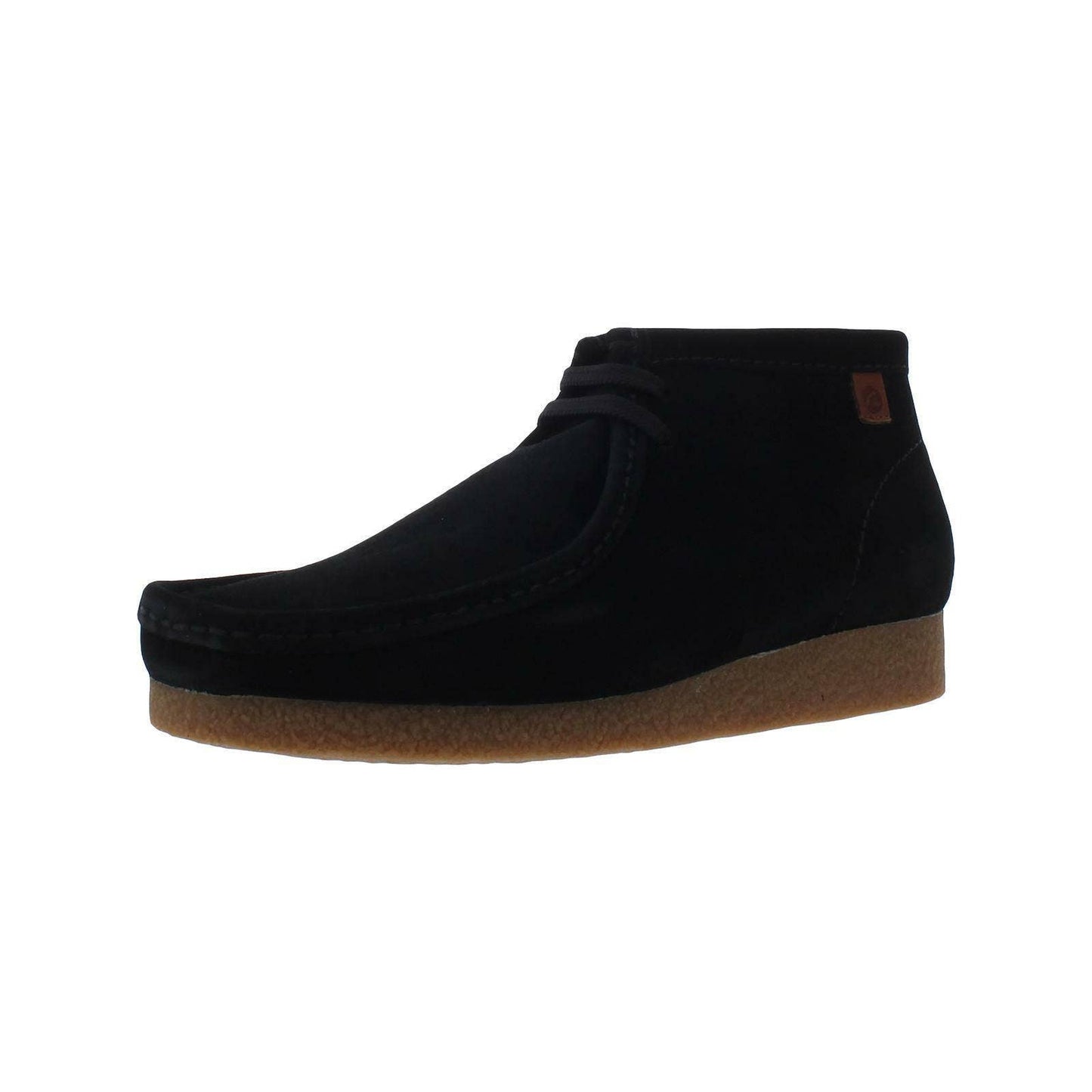 MENS CLARKS SHACRE CHUKKA BOOT BLACK SUEDE LEATHER WALLABEES