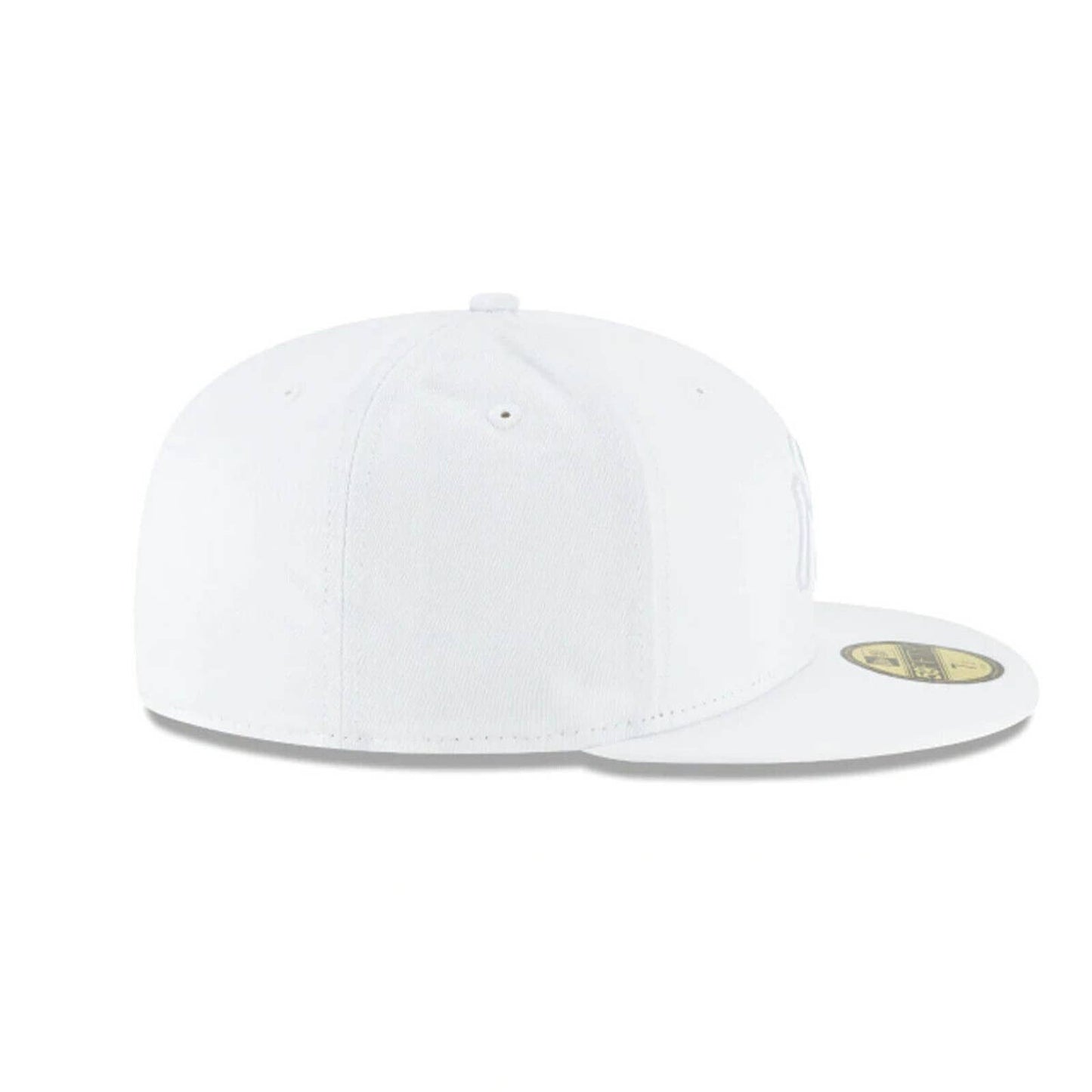 New York Yankees MLB New Era 59FIFTY Fitted Cap HAT 5950 WHITE WHITEOUT GREY
