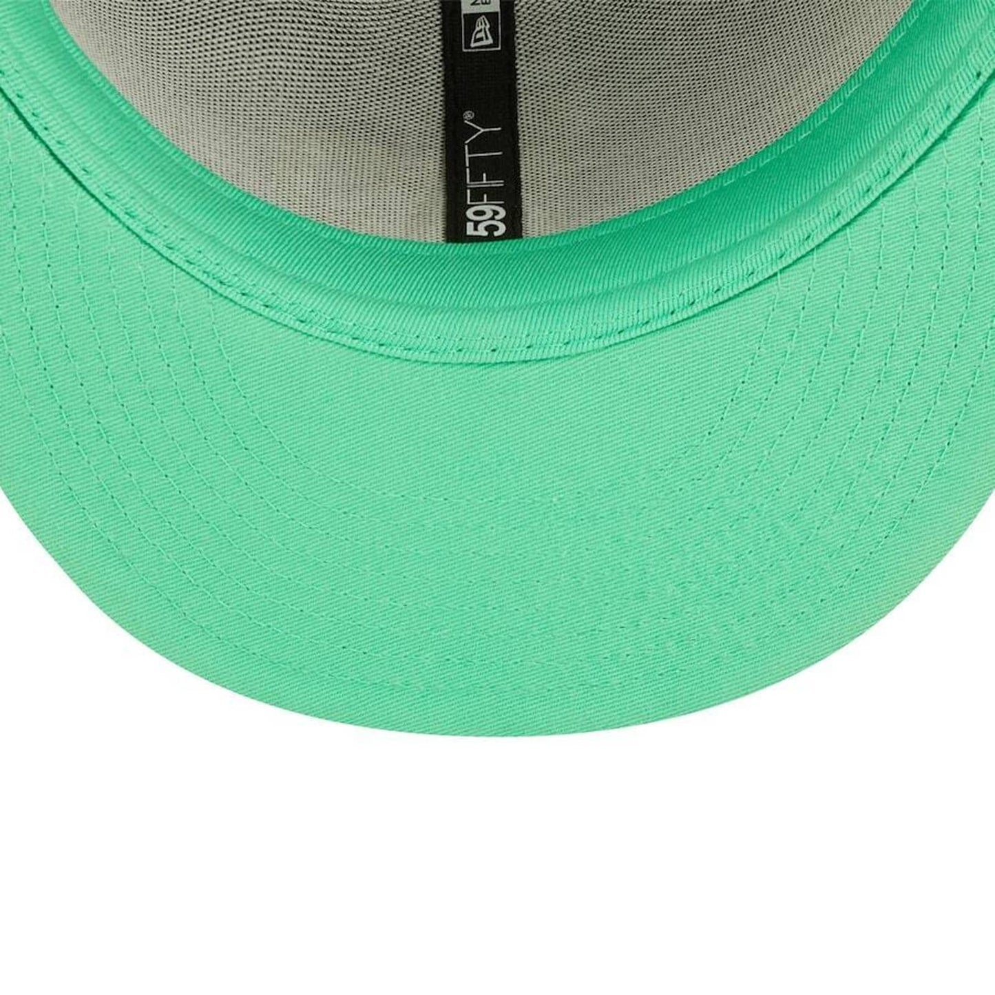 Era OAKLAND ATHLETICS 59FIFTY Fitted Hat 5950 CITRUS POP GREEN UV BLACK