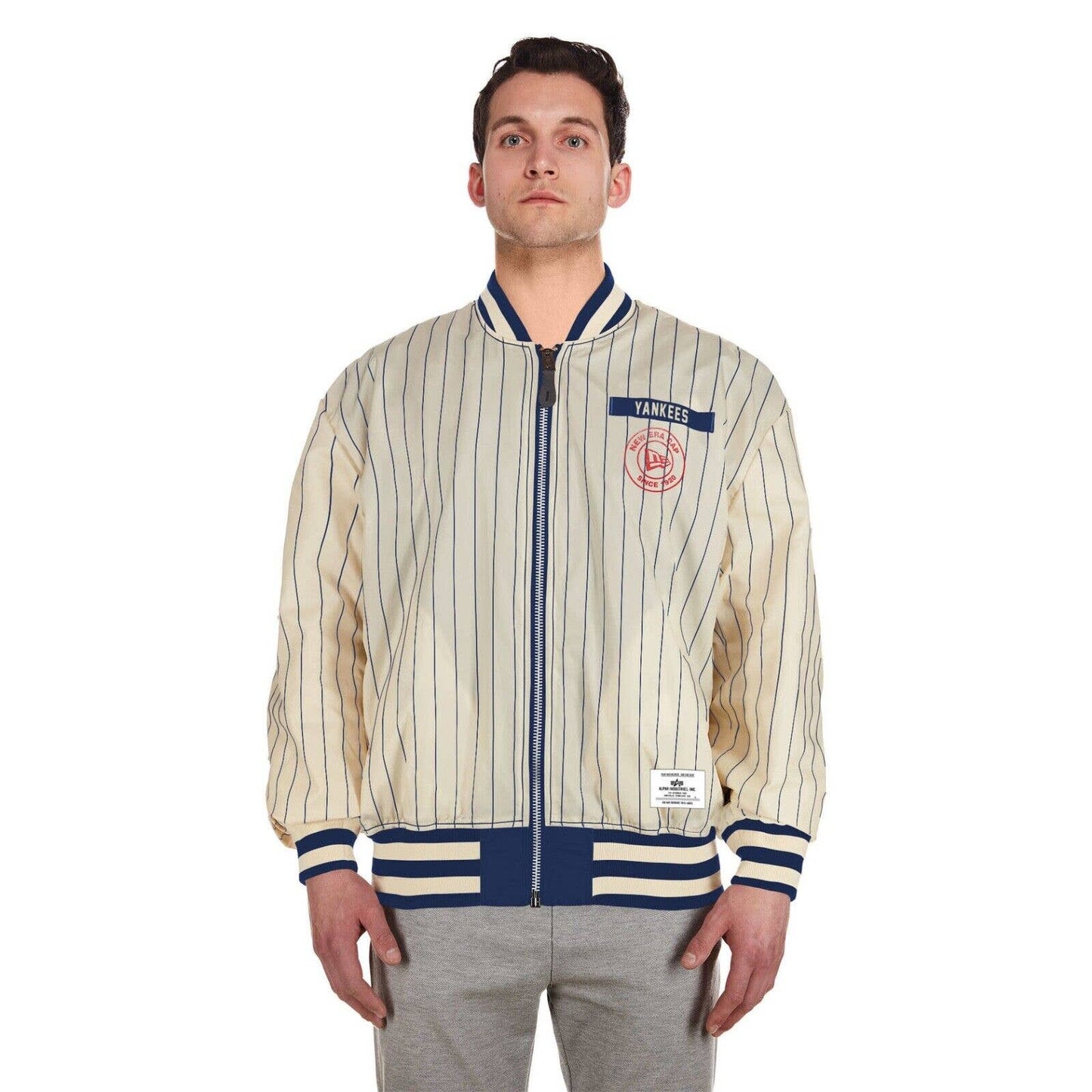 MEN'S ERA X ALPHA INDUSTRIES NEW YORK YANKEES MLB REVERSIBLE BOMBER JACKET