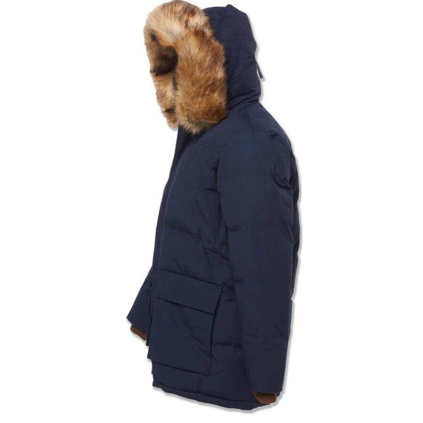Jordan Craig Men's BISMARCK FUR LINED NAVY BLUE PARKA JACKET PUFFER NEW