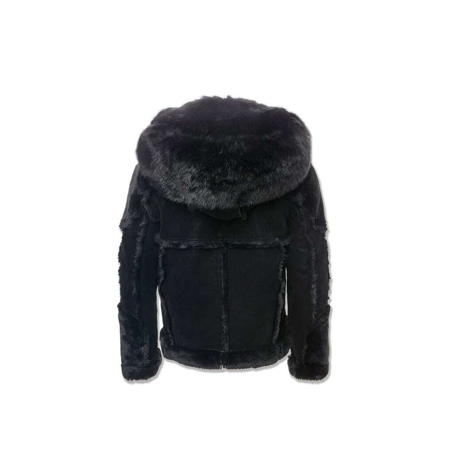 Jordan Craig Men's Anchorage Shearling JACKET BIG TALL FUR ONYX BLACK 4XL B&T