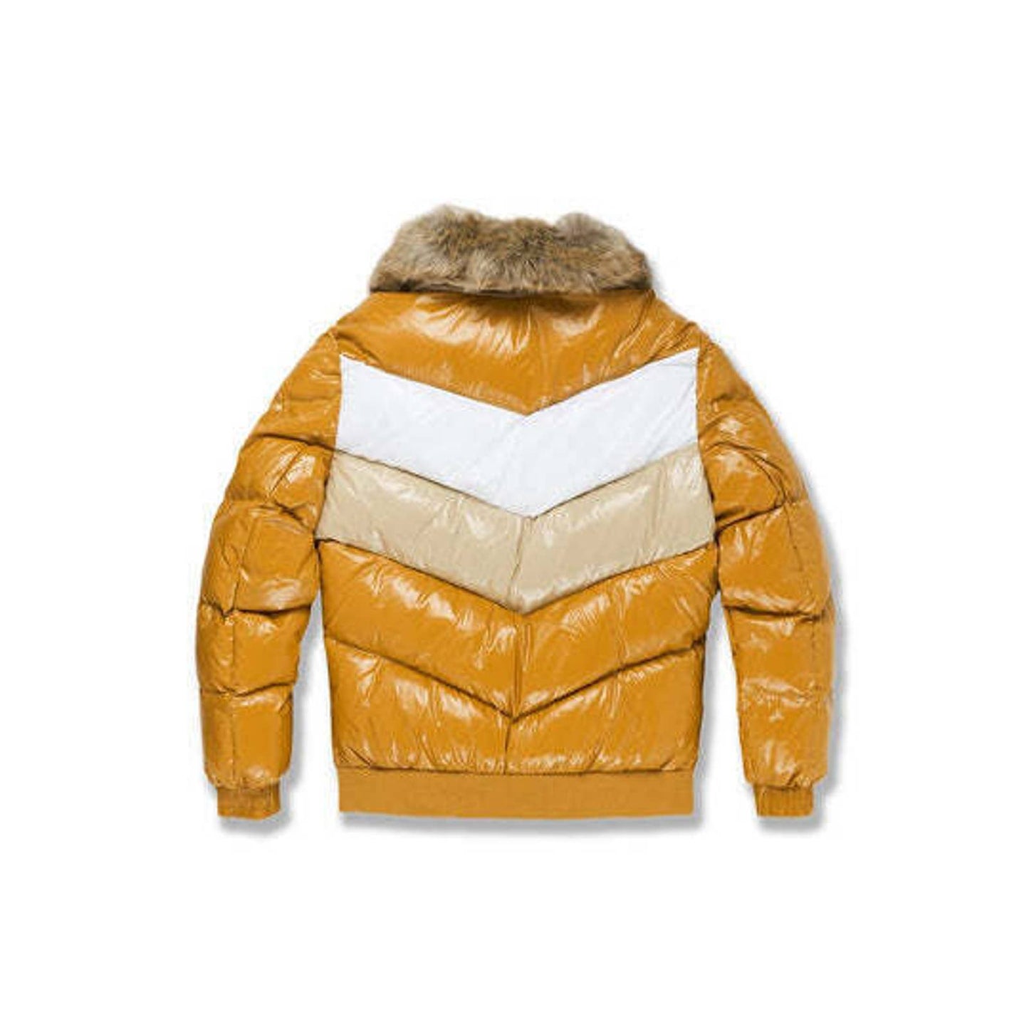 Jordan Craig Men’s Blocked Puffer Jacket WHEAT BEIGE PREMIUM